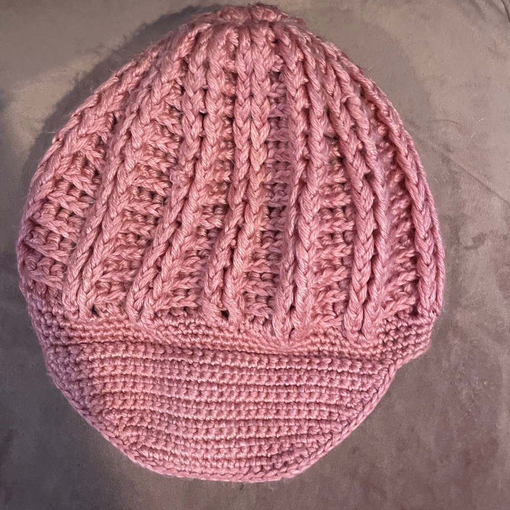 Unbranded Vtg Knit Cap W/ Bill
